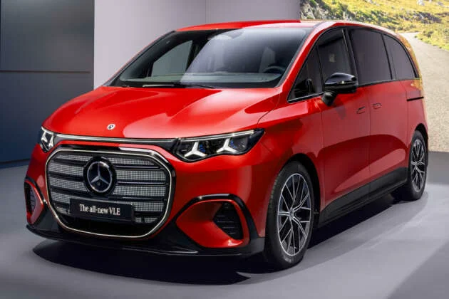Mercedes-Benz VLE – new luxury EV MPV with more than 400 PS, over 700 km WLTP, 300 kW charging