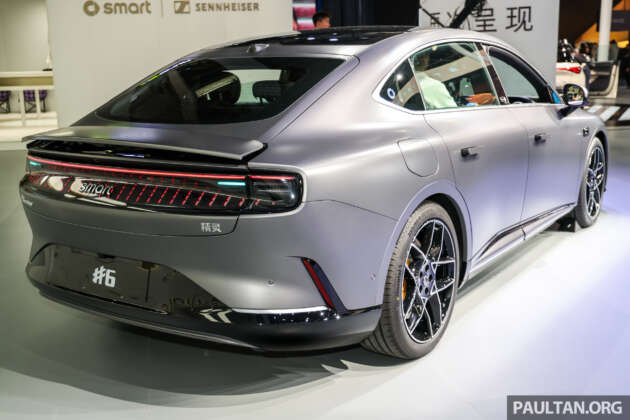 smart #6 EHD didedah di Beijing – sedan segmen-D, enjin 1.5T sama seperti Proton, PHEV, 435 PS/645 Nm!