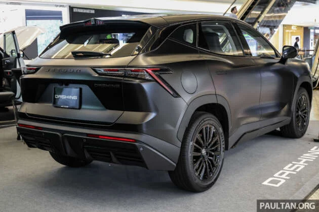 Jetour Dashing Dark Warrior Limited Edition dilancar di Malaysia – warna badan hitam Matte, RM117,200