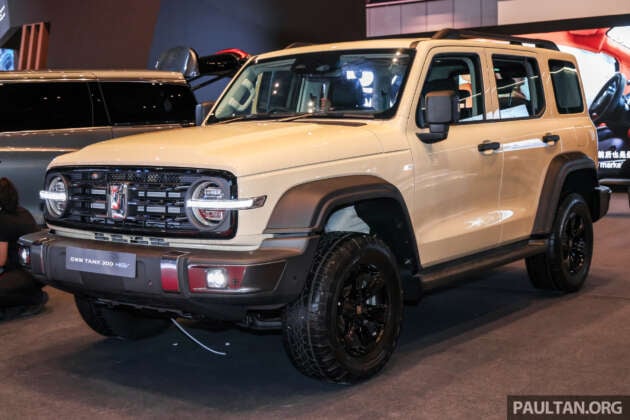 GWM Tank 300 HEV open for booking in Malaysia – 2.0T, 9HAT, 346 PS/648 Nm, auto parking, app support