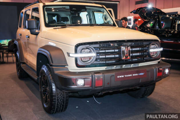 GWM Tank 300 HEV dilancar di Malaysia – RM260k, 2.0T hibrid, 347 PS/648 Nm, parkir auto dan aplikasi