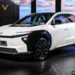 Toyota bZ4X facelift in Malaysia – FWD only, 227 PS, 269 Nm, 525 km WLTP range, priced at RM220k