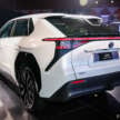 Toyota bZ4X facelift in Malaysia – FWD only, 227 PS, 269 Nm, 525 km WLTP range, priced at RM220k