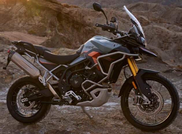 2026 Triumph  Tiger 900 Alpine and Desert Editions for Malaysia, priced at RM85,450 and RM89,250