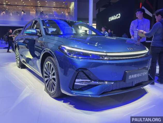 Geely Galaxy A7 di Beijing – EV jarak gerak 550 km, PHEV jarak keseluruhan 2,100 km, sedan eMas?