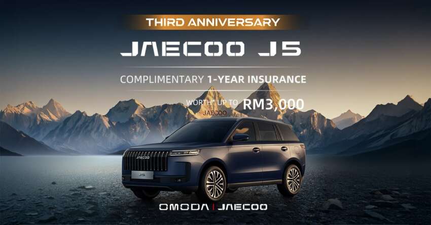 Check out the Omoda & Jaecoo SUV range – up to RM18,888 rebates, 5 years’ free service and more! 2069317