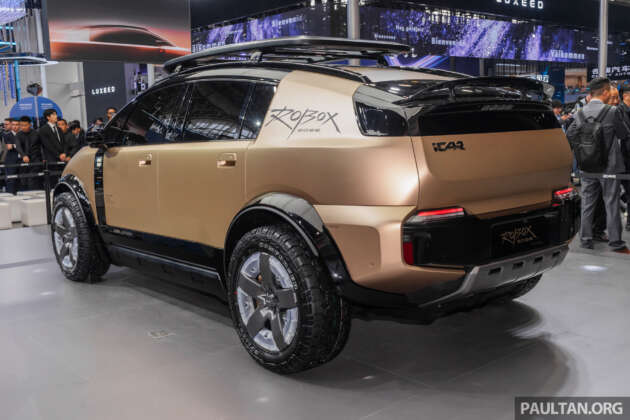 iCaur Robox Concept – SUV monobox pemanduan autonomous Tahap 3/4, pengecasan DC 1,000 kW