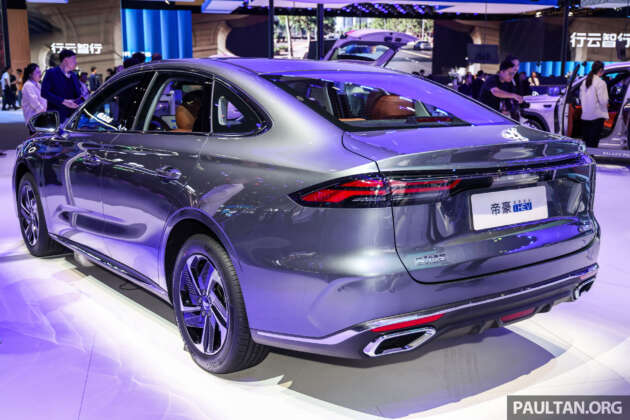 Geely Emgrand i-HEV in China – possible next Proton S70; DHT120 hybrid powertrain coming to AMA02?