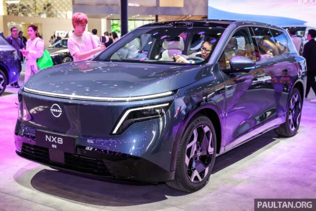 Dongfeng Nissan NX8 on display in Beijing – available with EV or REEV powertrain; priced from RM92k