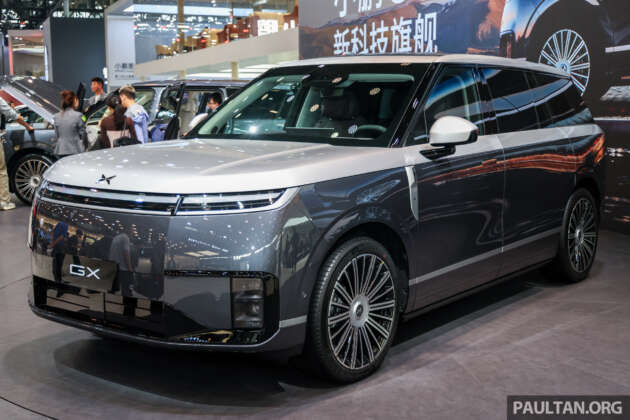 2026 Xpeng GX shown in Beijing – flagship SUV; EV up to 750 km CLTC, REEV 1,585 km combined; fr RM232k