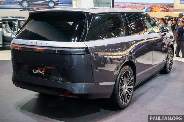 2026 Xpeng GX shown in Beijing – flagship SUV; EV up to 750 km CLTC, REEV 1,585 km combined; fr RM232k