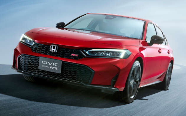Honda Civic e:HEV hatch gains RS with Prelude-style S+ Shift in Japan – simulated shifts, launching June