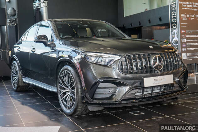 2026 Mercedes-AMG GLC43 4Matic Coupé Nightfall Edition Malaysian gallery – more kit; RM518,888 OTR
