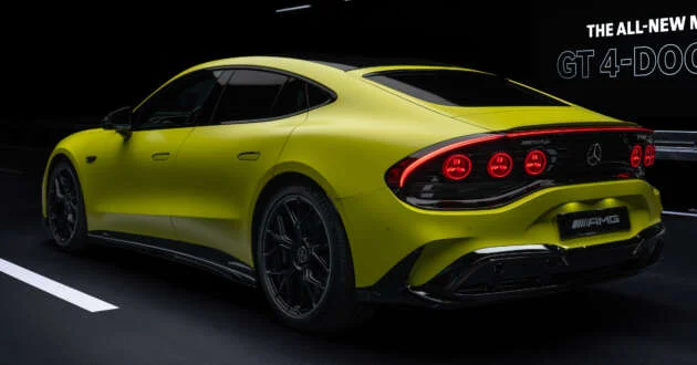 2026 Mercedes-AMG GT 4-Door Coupe debuts – 2nd-gen is an EV; axial flux motors; up to 1,169 PS, 700 km