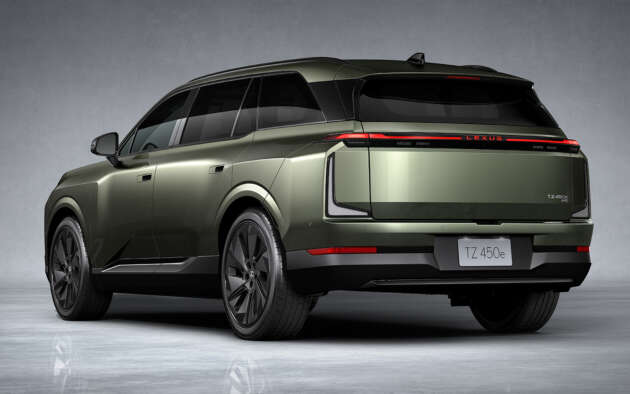 Lexus TZ debuts as brand’s first three-row EV SUV – 408 PS AWD, up to 530 km WLTP; luxury Highlander