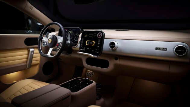 Ferrari Luce – radical minimalist EV, 1,050 PS, 0-100 km/h 2.5 secs, simulated shifts, 530 km WLTP range