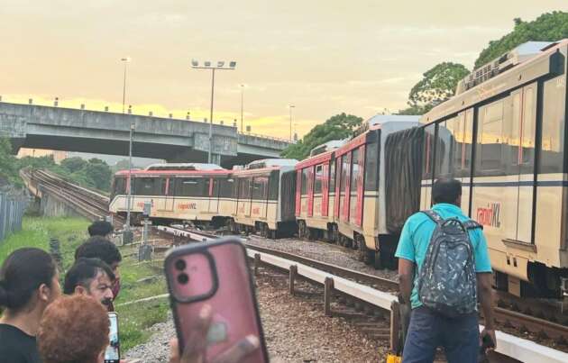 LRT Laluan Ampang/Sri Petaling alami kelewatan ekoran tren tergelincir berhampiran Chan Sow Lin