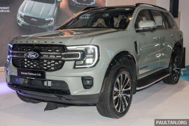 Ford Everest Platinum launched in Malaysia – 2.0L and 3.0L V6 diesels, RM349k-RM431k; Sport 2.0L updated