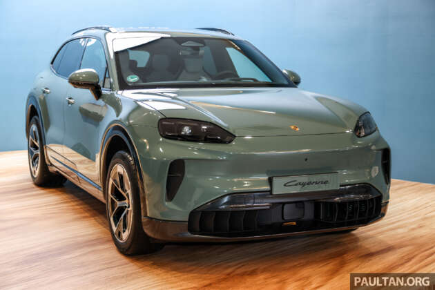 2026 Porsche Cayenne Electric previewed in Malaysia: 1,156 PS, 669 km WLTP, Active Ride, wireless charging