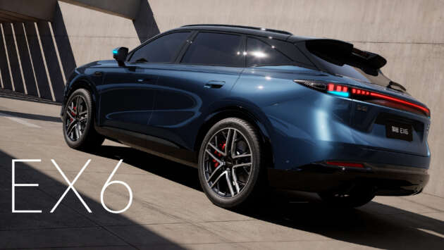 2027 Omoda C9 facelift revealed – Exeed EX6 in China gets split headlights, mechanical door handles