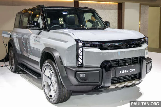 Chery J6T CSH in Indonesia – rebadged Jaecoo 6T REEV, 190 km NEDC EV, coming to Malaysia as iCaur 03T?