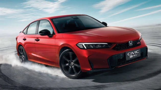 2026 Honda Civic in Thailand – e:HEV with S+ Shift simulated gearbox, BLIS, from RM115k; Malaysia soon?