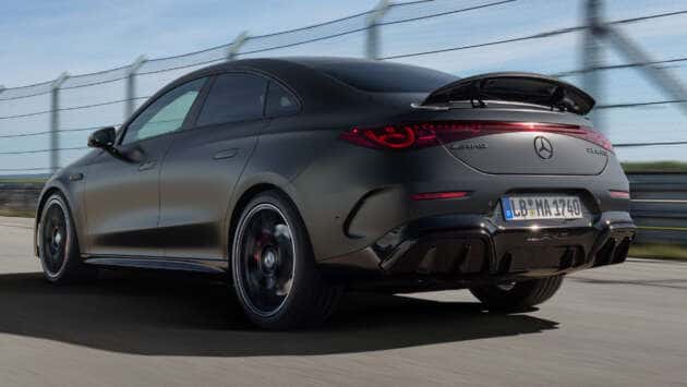 2027 Mercedes-AMG CLA45 – now an EV, 3 motors, 680 PS, 670 km WLTP, fake engine noise and gearshifts