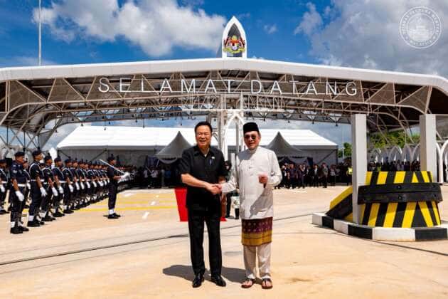 New Bukit Kayu Hitam ICQS-Sadao CIQ road launched by Malaysian PM Anwar Ibrahim and Thai PM Anutin