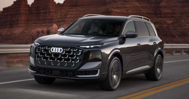 Audi Q9 debuts – three-row flagship SUV indirectly replaces A8 sedan; 3.0L V6 TDI, from RM504k in Europe