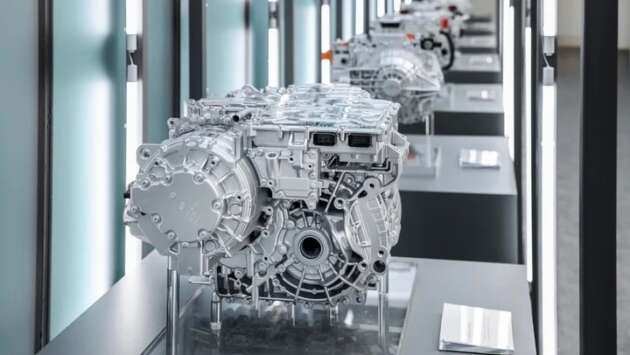 Geely unveils Thunder 16-in-1 electric drive system – 93.8% efficiency, 800V, 16 PS/kg, to debut in Galaxy TT