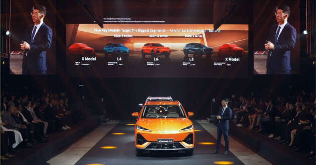 Lepas product roadmap for Thailand – L4, L6, L8, new flagship SUV and hatchback; multiple powertrains