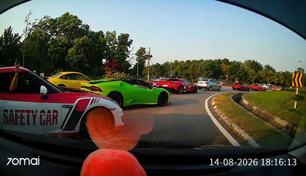 Two supercar drivers allegedly acting as convoy marshals, stopping traffic, arrested by police in Johor