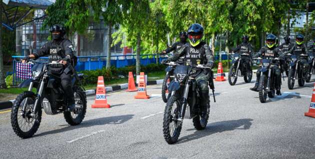 Malaysian police takes delivery of electric motorcycles