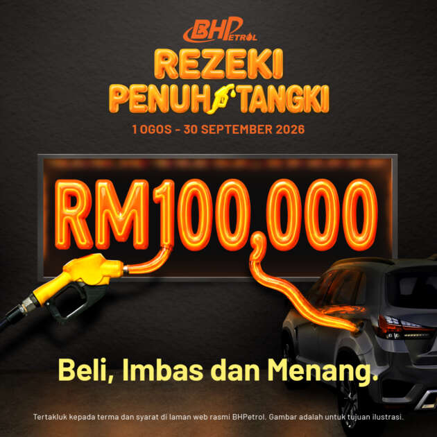 BHPetrol Rezeki Penuh Tangki contest until September 30 – chance for 10 customers to win RM10,000 fuel card