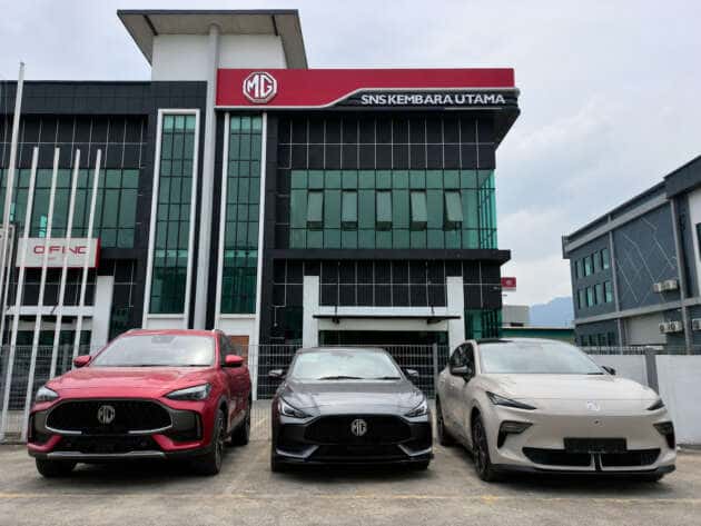 New MG 3S centre launched by SAIC Motor Malaysia – located in Rawang, operated by SNS Kembara Utama