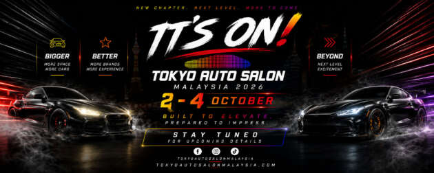 Tokyo Auto Salon Malaysia to take place from Oct 2-4, 2026 – new venue with outdoor area for live demos
