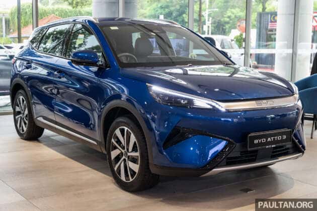 2026 BYD Atto 3 Premium in Gemilang Blue in Malaysia – new colour, two-tone wheels, 510 km WLTP, RM125k