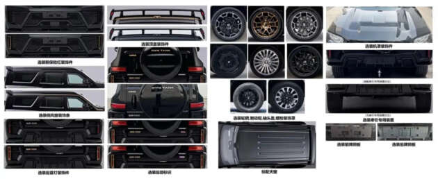 GWM Tank 700 LWB six-seater seen in China MIIT filing; 150 mm longer wheelbase, second-row captain seats