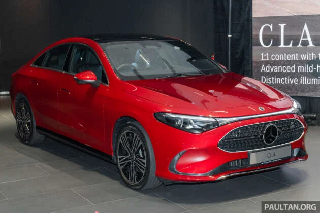 2026 Mercedes-Benz CLA200 hybrid previewed for Malaysia – C178, 184 PS, same specs as EV, RM275k est