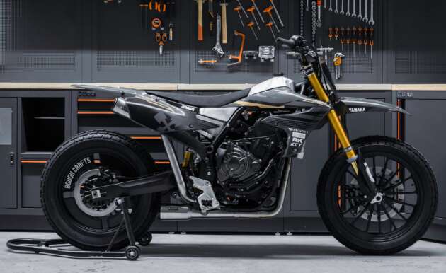 Yamaha Tenere 700 gets radical YZ450F flat-track makeover, weighs just 158 kg from the original 205 kg