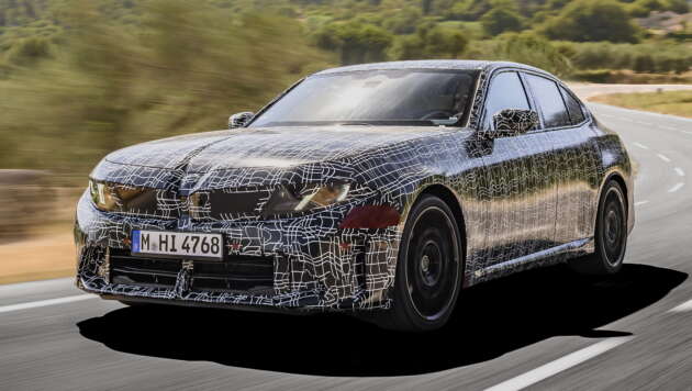 2027 BMW 3 Series – all-new G50 debuts September 30; M350 xDrive with 3.0T straight-six, 443 PS, drift mode