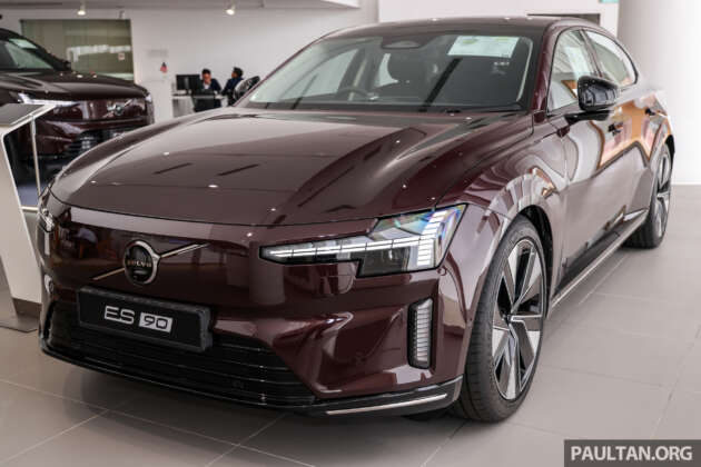 2027 Volvo ES90 in Malaysia – 662 km WLTP, 21-inch alloys, Nappa leather, wireless Android Auto; RM340k