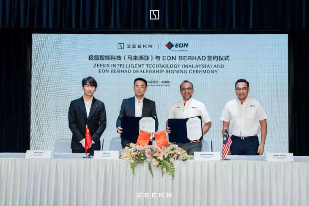 Zeekr signs dealership agreement with EON – first outlet from the group is a pop-up store at Aeon Mall Shah Alam