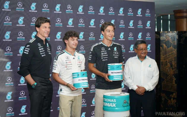 Petronas advanced sustainable fuel, Syntium engine oils and Tutela fluids powering Mercedes-AMG F1 team