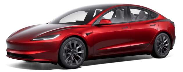2026 Tesla Model 3 updated in China – 16-inch screen, light grey interior with black headliner, 2.2 kW V2L