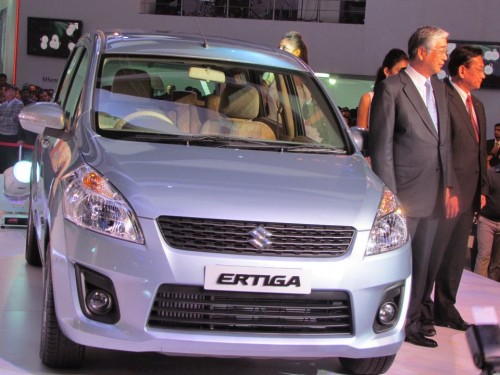Maruti Suzuki Ertiga MPV debuts at Delhi Auto Expo 2012