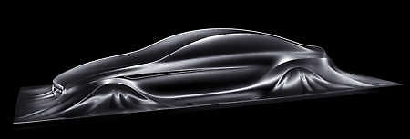 Detroit 2010: Mercedes-Benz mysterious scuplture