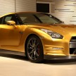 Usain Bolt inspires one-off gold-painted Nissan GT-R