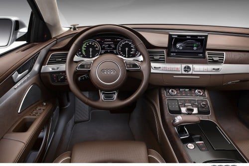 2012 Audi A8 Hybrid powered by 2.0L TFSI inline-4