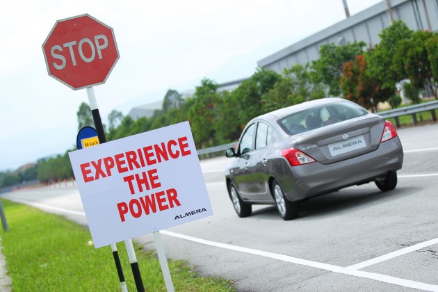 Almera-Test-09 Nissan Almera previewed: a short drive on a test track